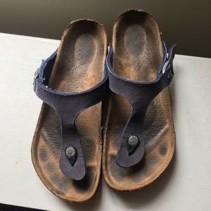 Birkenstock navy blue sandal